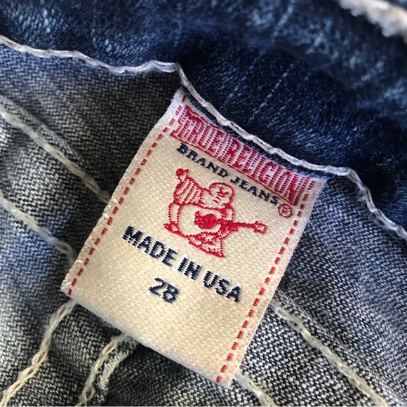 True Religions womens denim jeans size 28 - Picture 8 of 9